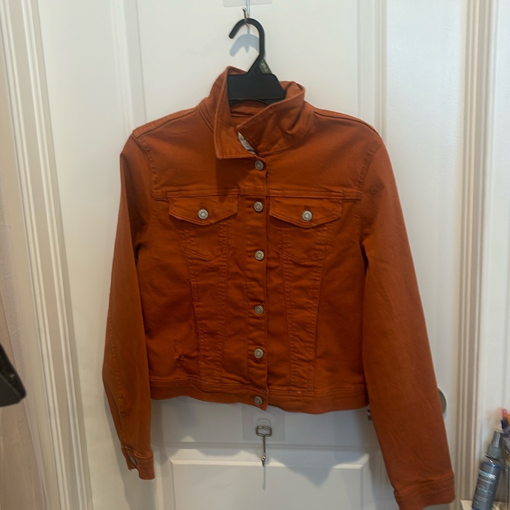 Orange Jean Jacket